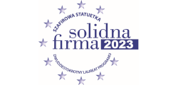 Solidna Firma 2023 Szafirowa Statuetka