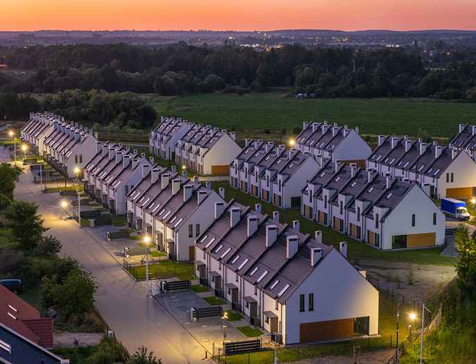 Osiedle domów Zielona Widawa Wrocław